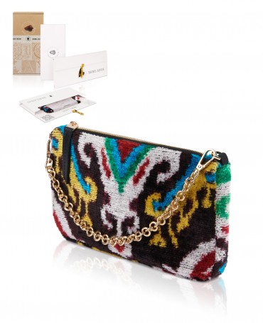 Шелковый (Бахмаль) Клатч-конверт-папка-косметичка SALTARE VITAE! (Танец жизни) THINY_SALTARE VITAE!